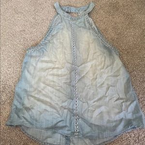 Denim tank